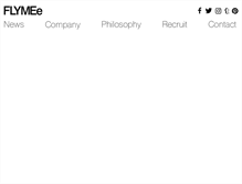 Tablet Screenshot of flymee.co.jp